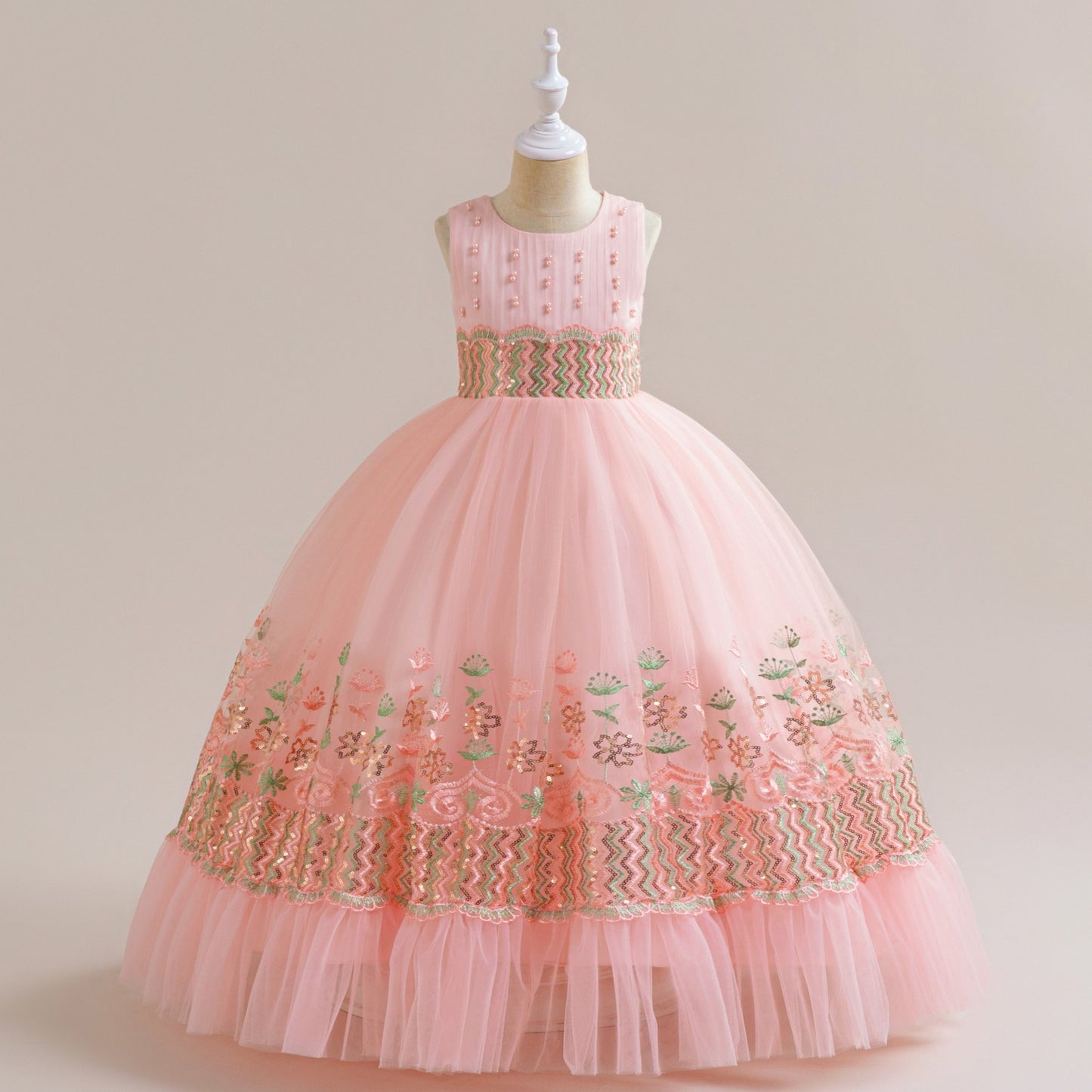 8–9 Years Rose Garden Princess Gown