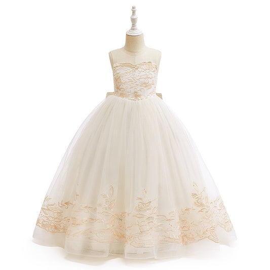 9–10 years Golden Blossom Princess Gown