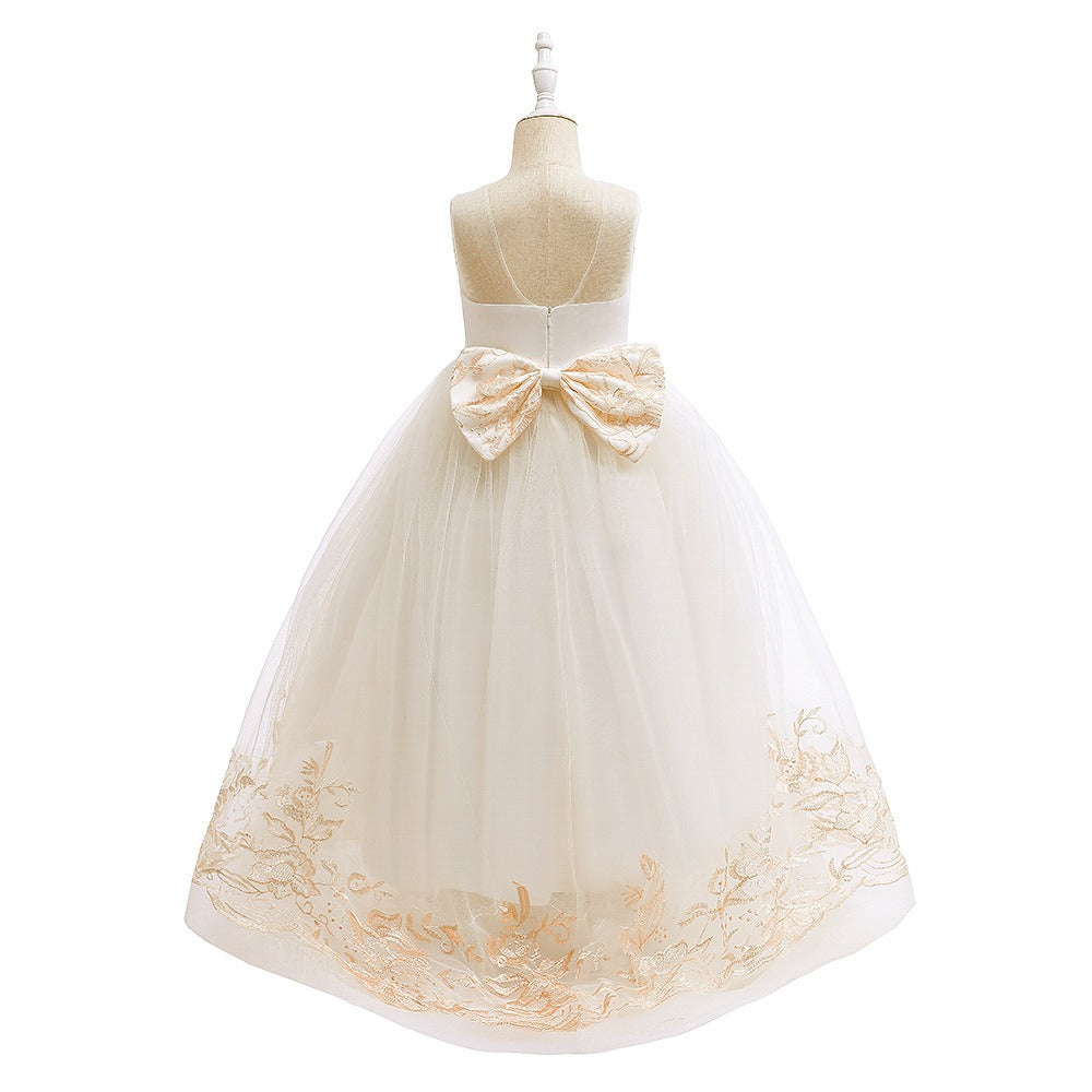 9–10 years Golden Blossom Princess Gown