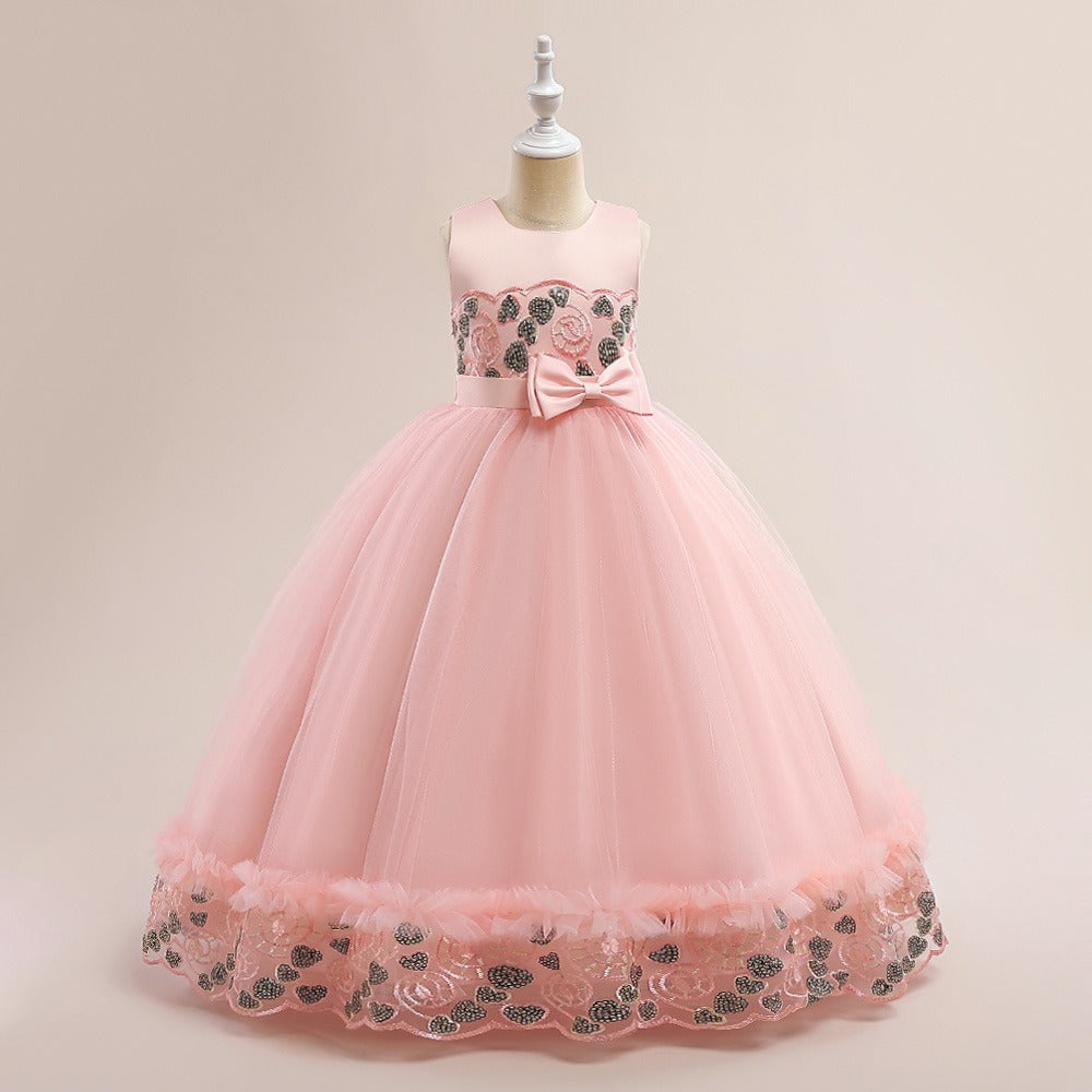 5–6 years/ Rosy Grace Party Gown