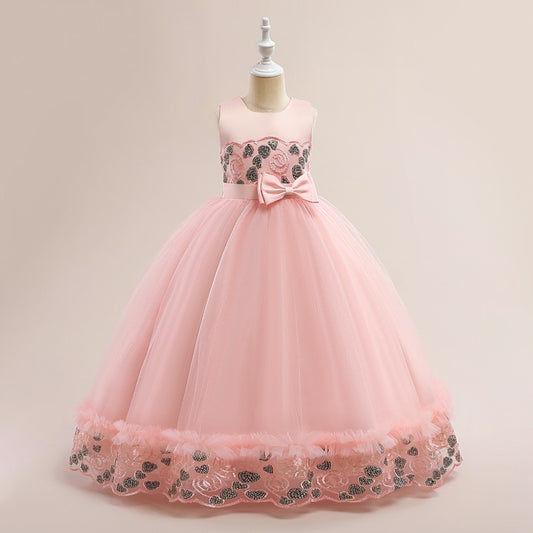 5–6 years/ Rosy Grace Party Gown