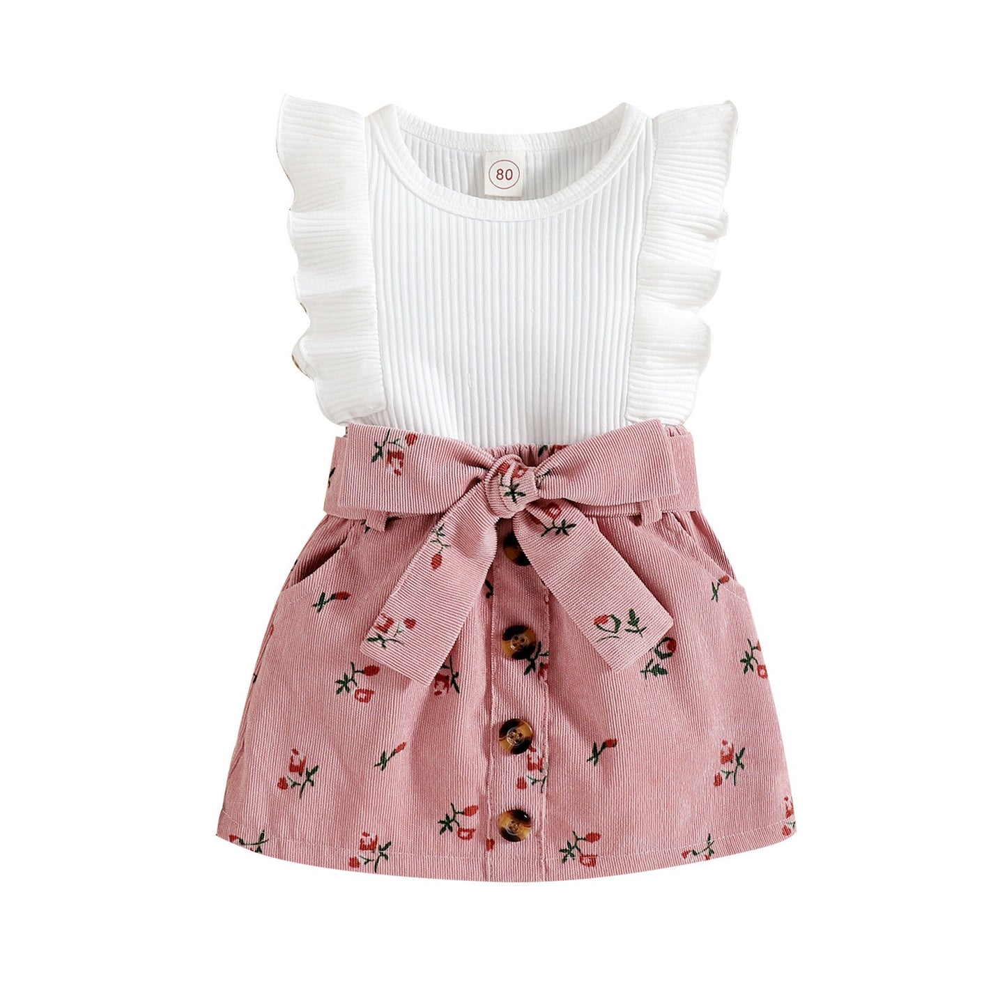 4-Years/Blossom Ruffle Skirt Set